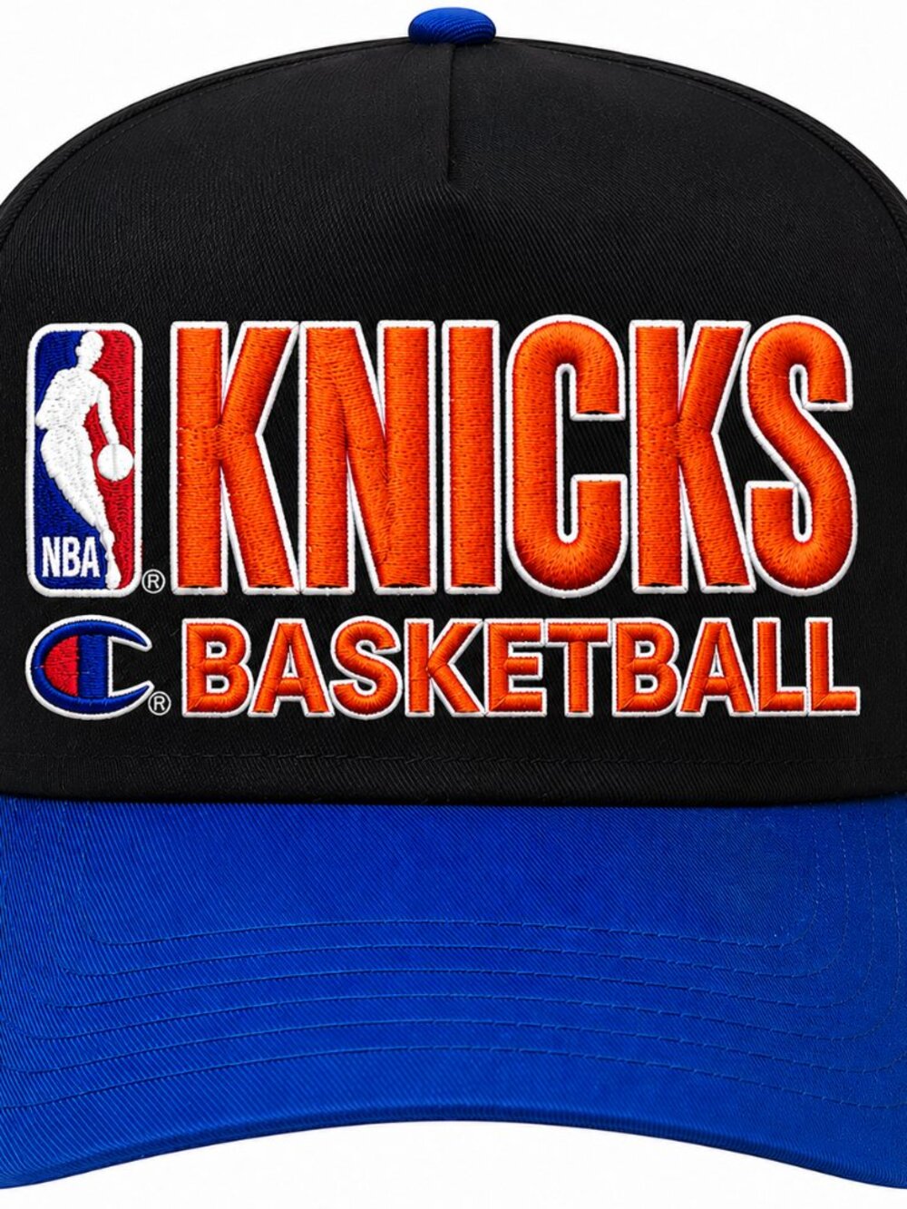 New York Knicks Black & Blue Snapback Hat